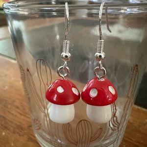 Mushroom earrings